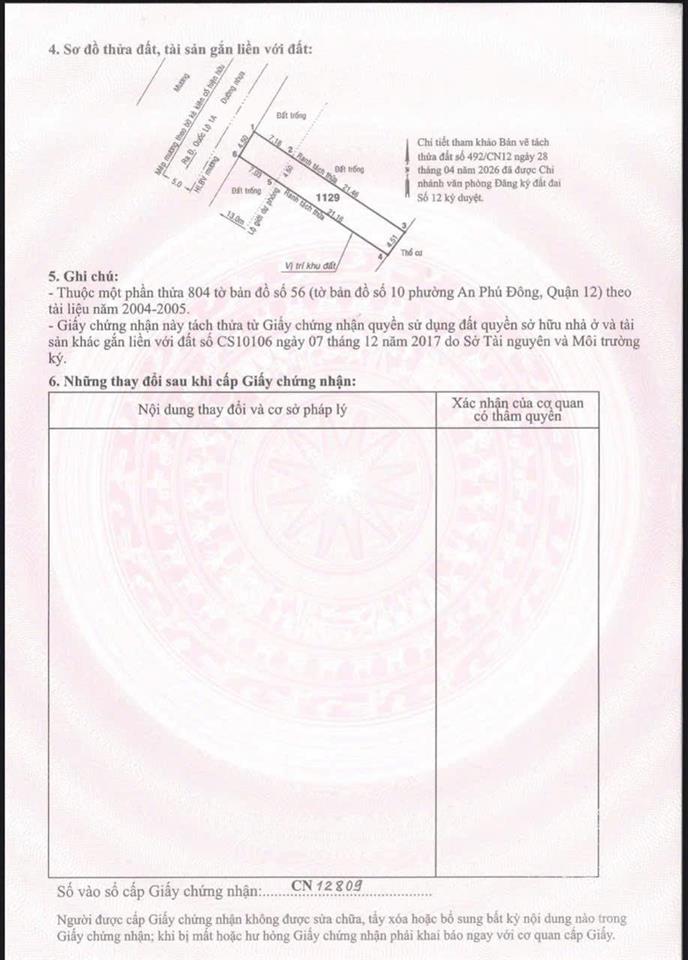 Bán đất giá tốt mặt tiền kênh 4,5m.28m nhỉnh 5,85 tỷ