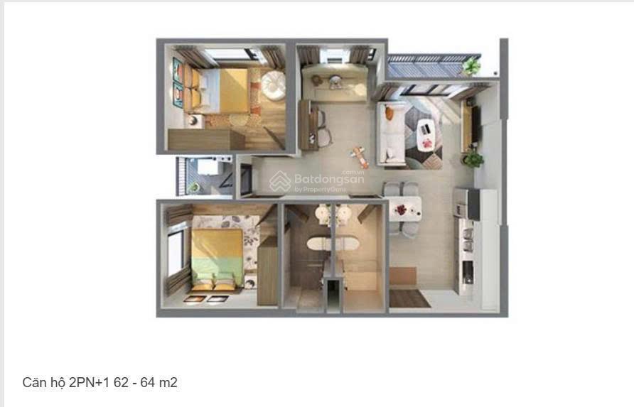 Sẵn căn hộ 2pn 2wc, tòa s4 đã có bếp cho thuê 8,5tr. xem nhà  0974 325 ***