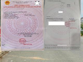 Bán đất đối diện khu biệt thự sân golf phúc an villas. đường rộng 25m, dt 5m x 16m