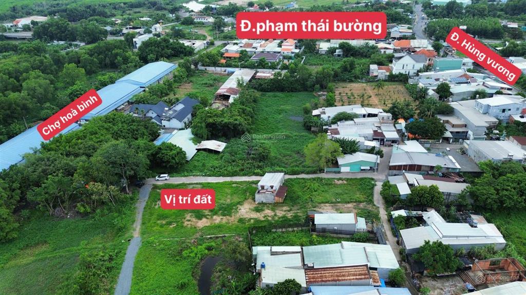 Bán đất tại chợ hòa bình, 1,3 tỷ, 100m2, giá tốt tốt