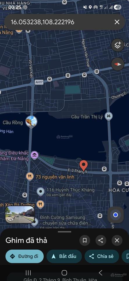 Siêu phẩm 2 mặt tiền  ngang 6.4m nở hậu  đường 2/9  trung tâm hải châu