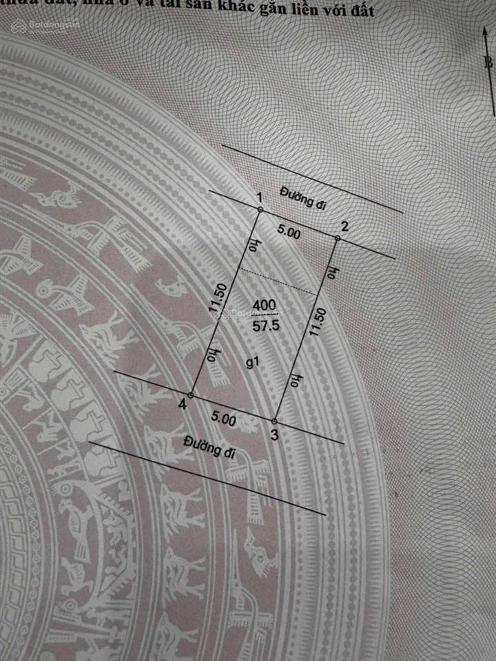 Chủ giảm 500tr cần bán gấp
cuối trịnh văn bô giao vành đai 3.5 57.5m2, 2 mặt đường đều ô tô tránh