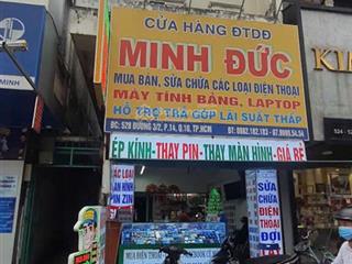 Bán nhà 3 mặt tiền đường 3 tháng 2 phường 14 quận 10. dt 4x24m  nhà 3 tầng  giá 33.5 tỷ