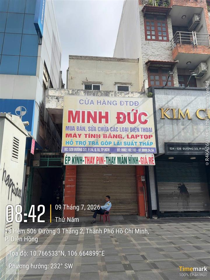 Bán nhà 3 mặt tiền đường 3 tháng 2 phường 14 quận 10. dt 4x24m  nhà 3 tầng  giá 33.5 tỷ