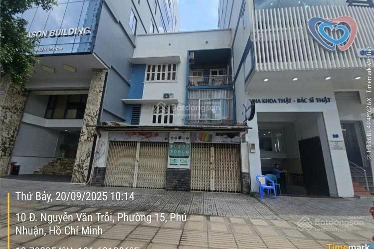 Bán nhà mặt tiền đường nguyễn văn trỗi p15, phú nhuận. dt 7.5x13m  dtcn 93.2m2 giá 57 tỷ