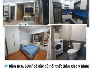 Căn hộ 60m2 2pn 2wc tầng cao view landmard 81, tặng nội thất cơ bản, có sổ, hỗ trợ vay, hơn 2.7 tỷ