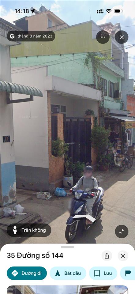 Bán nhà mặt tiền đường 144  vị trí đẹp, tiềm năng kinh doanh cao