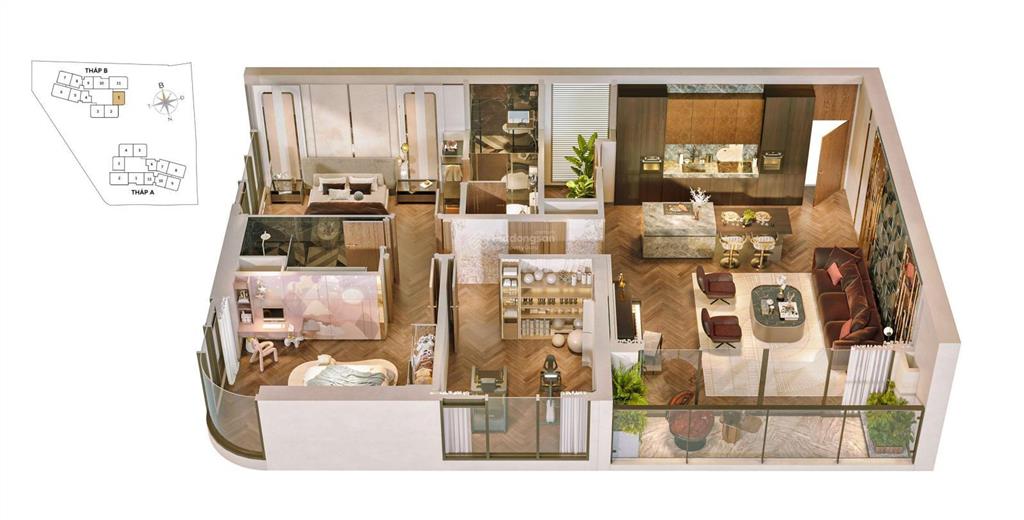 Vlasta premier phú thuận căn 1pn 2pn 3pn, với những tiện ích được đưa ngay vào không gian sống