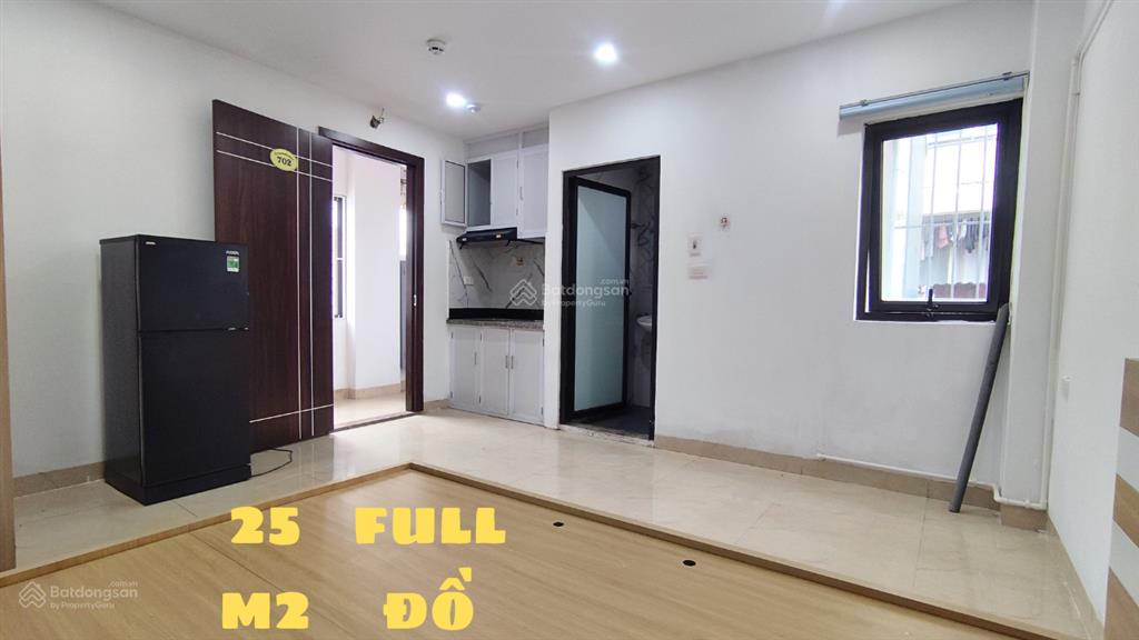 Cho thuê phòng studio 25m2 ngõ 43 chùa bộc, full đồ, pccc tự động tiêu chuẩn quốc gia