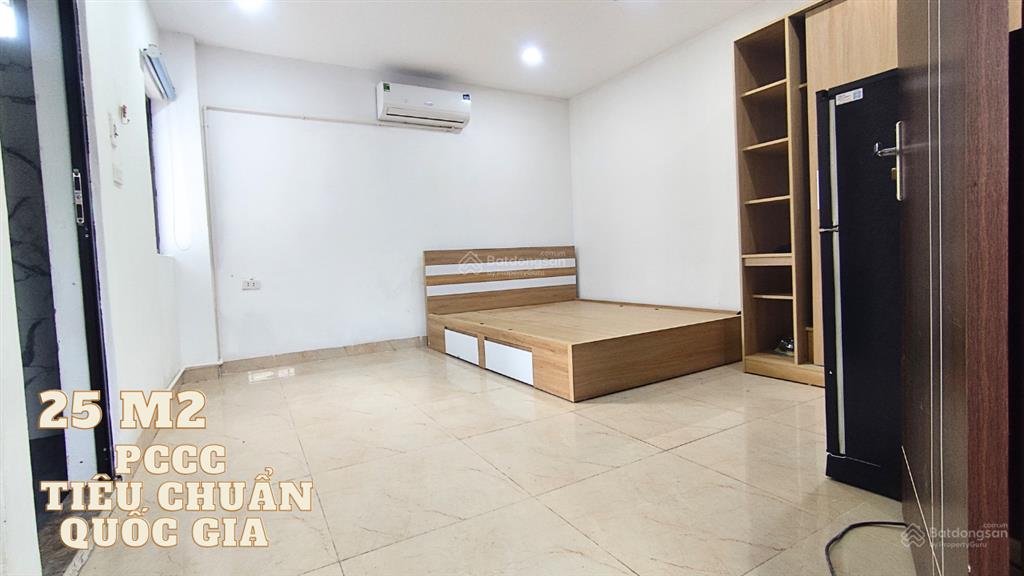 Cho thuê phòng studio 25m2 ngõ 43 chùa bộc, full đồ, pccc tự động tiêu chuẩn quốc gia