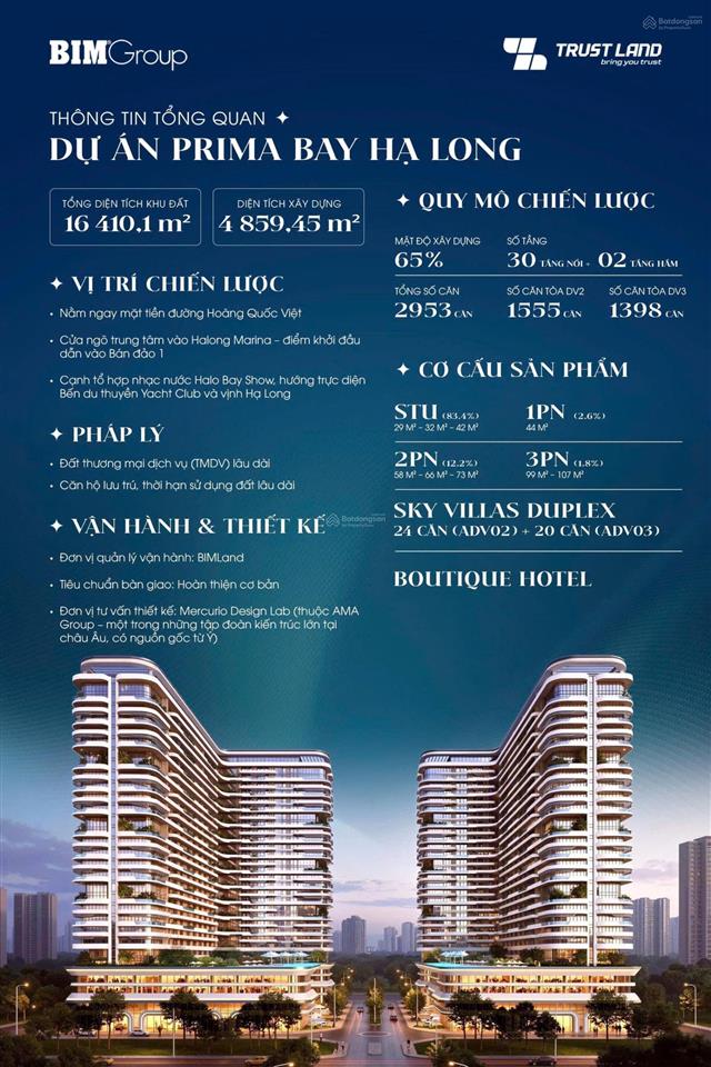 Bán căn hộ prima bay view vịnh hạ long, diện tích 30m2 giá chỉ từ 1tỷ650/căn
