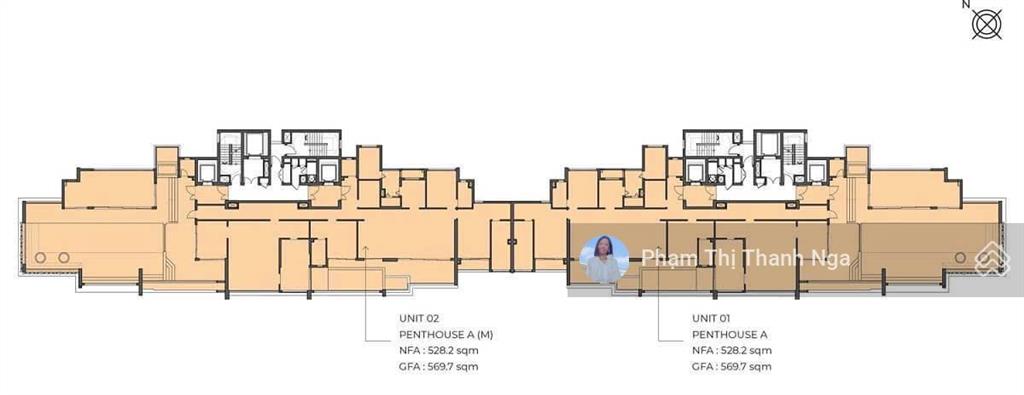 Bán penthouse define, giá 199 tỷ, diện tích 528m2, 5pn, tại thạnh mỹ lợi, q2, hcm
