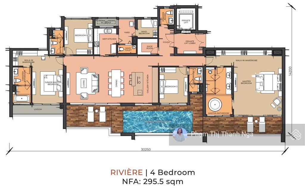 Bán gấp căn hộ define tại đường số 60  tml, 60 tỷ, 325m2, 4pn, 5wc, hot!