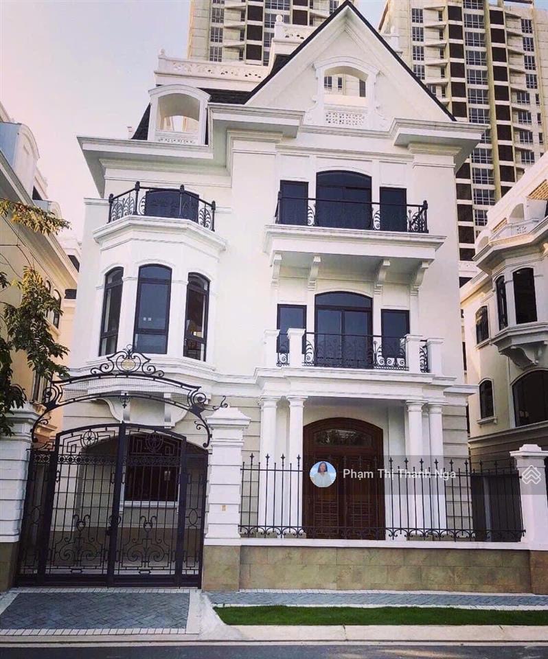 Bán biệt thự đơn lập nhà thô hoàn thiện bên ngoài victoria village 415m²
