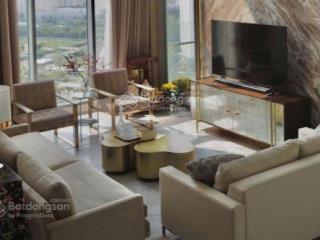 Căn hộ penthouse duplex đkc cho thuê, 169 triệu, 325m2, 4pn, 4wc, full nội thất view sông