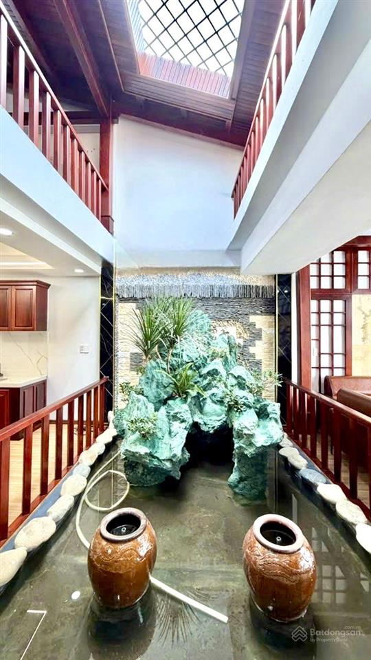 Nhà gỗ phong cách nhật bản đường trường học, phước lý 6x50m sân vườn rộng, tiểu cảnh đẹp 5,1 tỷ
