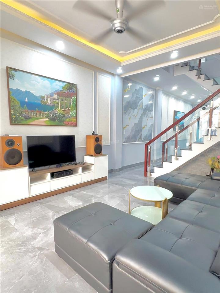 6,1 tỷ / bán nhà hoàn công 1 trệt 2 lầu đúc đổ 3 tấm kdc hoàng nam 3 p. đông hòa tp. dĩ an. gần go