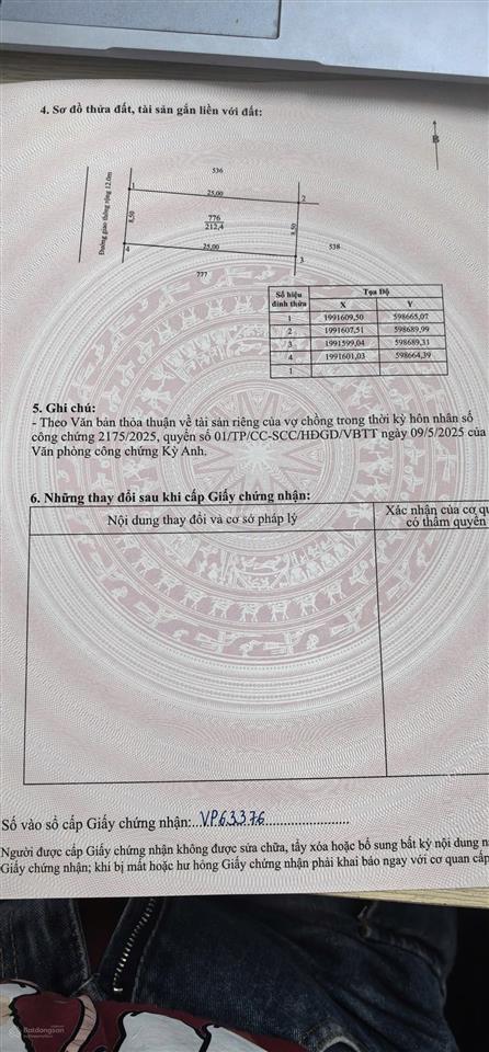 Lô đất 213m2 tại tái định cư kỳ phương, mặt tiền 8,5m. đường 12m, dân cư đông đúc, giá chỉ 1.45 tỷ.