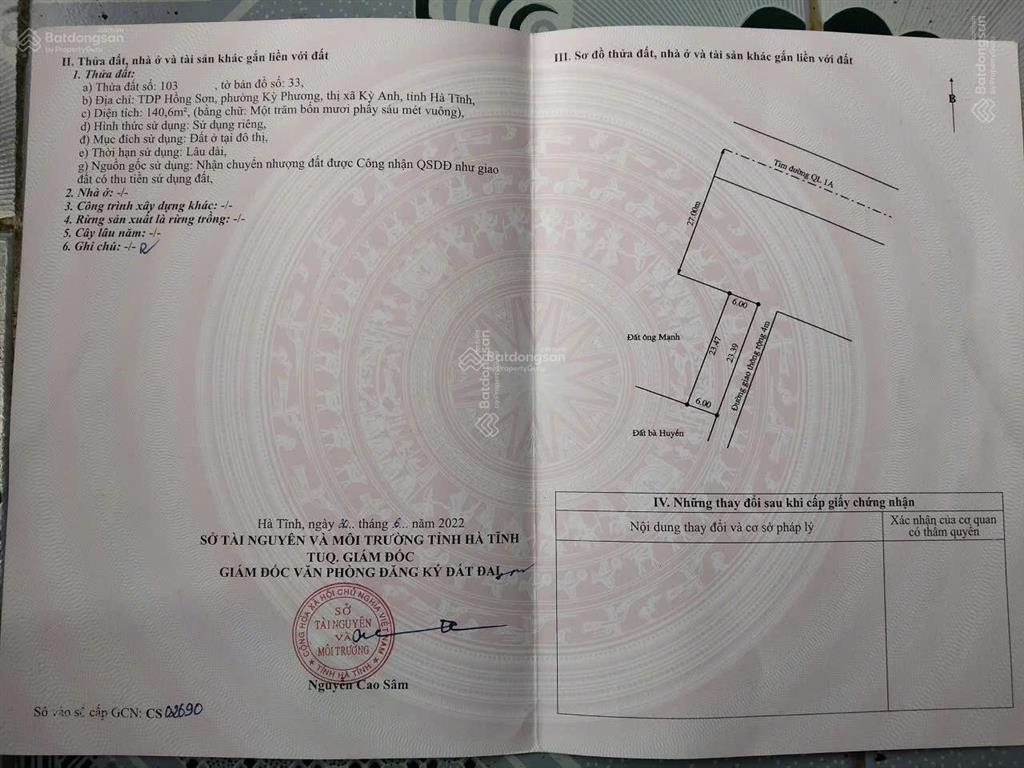 Lô góc ql 1a kỳ phương, vị trí sát kỳ liên, dân cư đông, 6 x 24 giá chỉ 2.2 tỷ. kinh doanh đỉnh