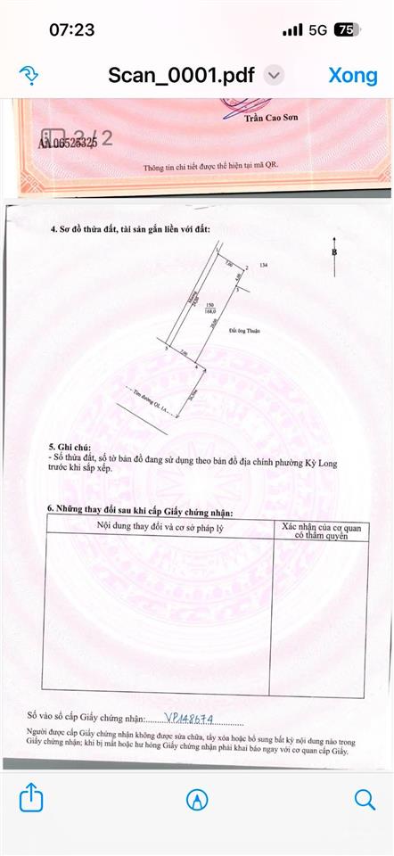 Lô đất víp ql1a kỳ long, 168m2, mặt tiền 7m, cách ngã 3 kỳ long 200m. kinh doanh đỉnh. chỉ 4.8 tỷ