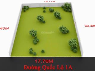 Chỉ nhỉnh 10 triệu/m2, lô đất 587m2 ql1a kỳ phương, đầu tư, kinh doanh. giá như đất dân