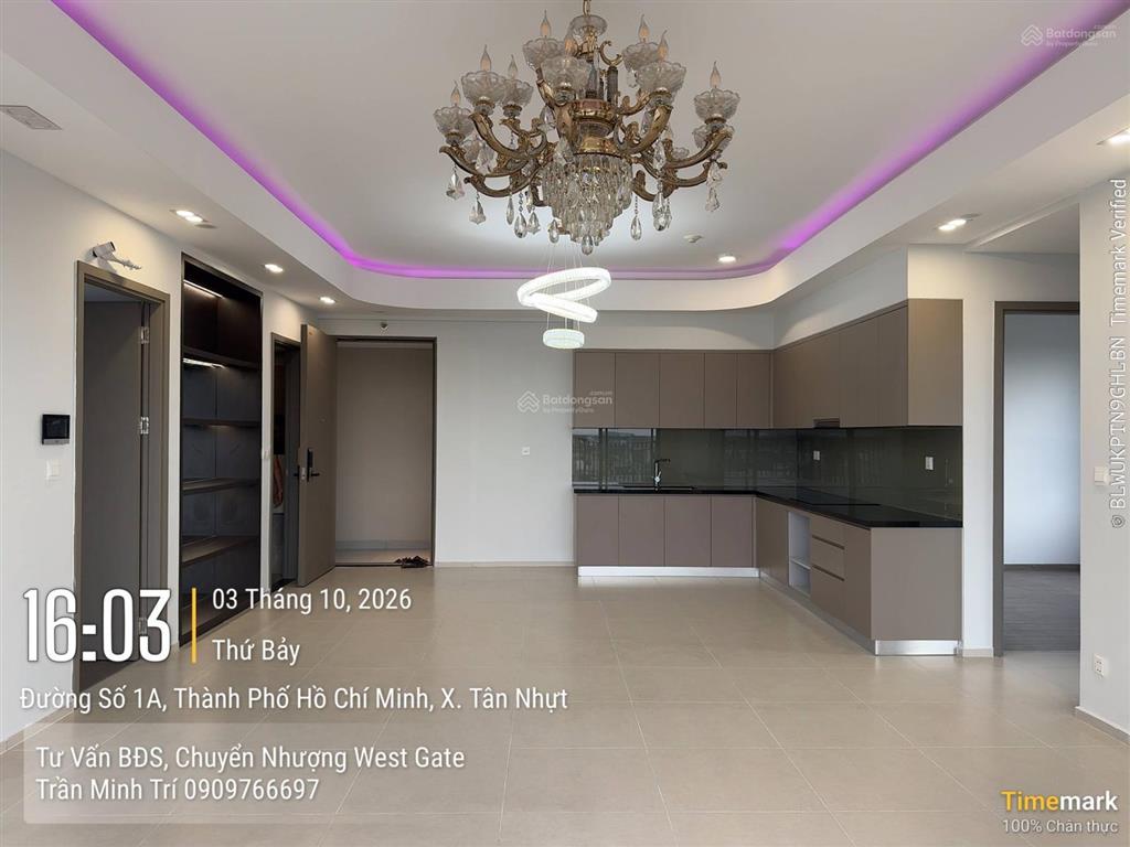 Bán gấp căn hộ west gate 3pn 2wc dt 113m2 giá 4,6tỷ