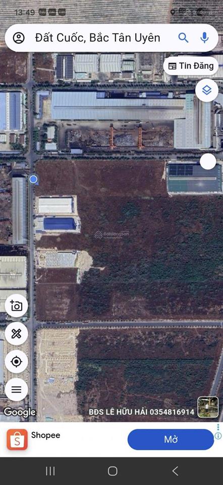 Bán lô đất 3.7 ha trong kcn đất quốc, tân uyên, bình dương