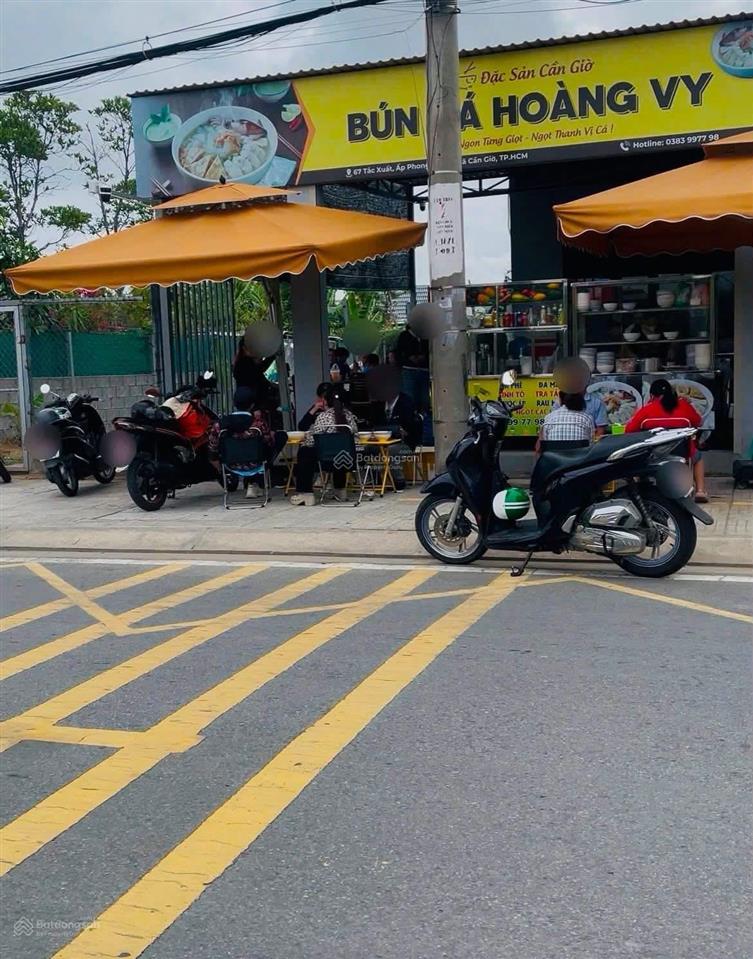 Cho thuê nhà mặt tiền ở và kinh doanh thị trấn cần giờ