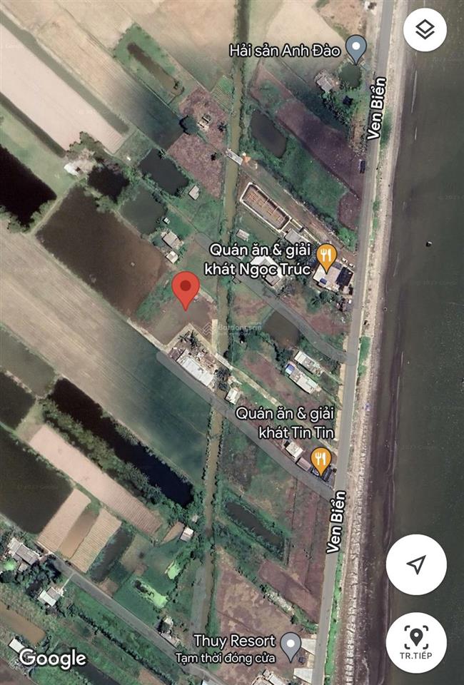Bán 1500m2 (có 450m thổ cư) biển cần giờ 2 (biển tân thànhgcđtg)
