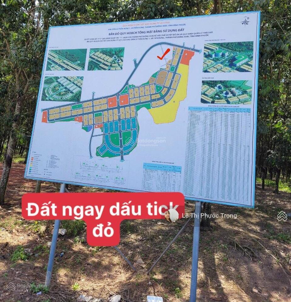 Lô đất kdc hạnh phúc 1,05tỷ/150m2 full thổ, tp đồng xoài 6x25m, 0938 609 ***