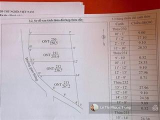 270 triệu( bớt lộc) full thổ cư 250m2 ngang 9m có giếng khoan, đất nền thổ cư 0938 609 ***