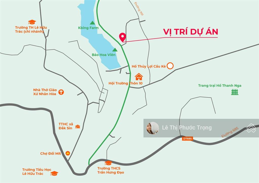 Đất thổ cư view hồ lớn 50 hecta chỉ 650triệu/lô 1076m2 ngang 64,5mét view đẹp sẵn sổ thổ cư giá tôt