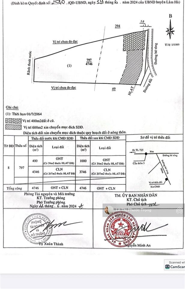 Lô đất gần ht86 villa 7,5tỷ/4746m2 (1000m2 thổ cư sẵn).  0938 609 ***