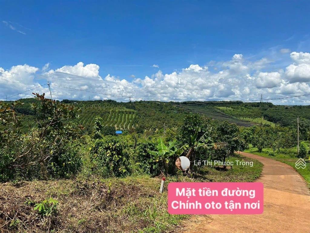 Đất có thổ cư mặt tiền đẹp, 450 triệu/1268,3m2 (200m2 thổ cư) ngang 10 mét, view đẹp, ôtô tận nơi