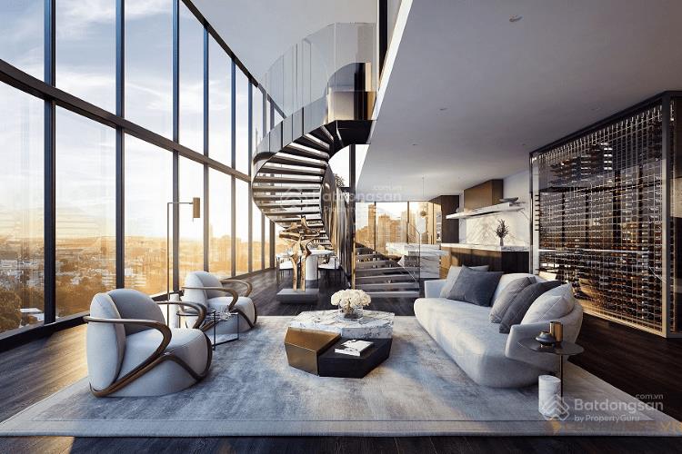 Căn hộ loft trần cao 5,4m bàn giao thô sẵn đầu chờ nhà vs, 3,8 tỷ/62m2 kh thiết kế như duplex ạ