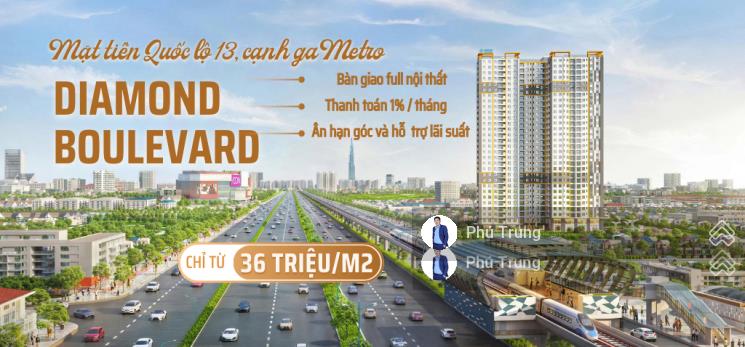 Diamond boulevard căn hộ bàn giao full nội thất ngay aeon mall và sân golf sông bé