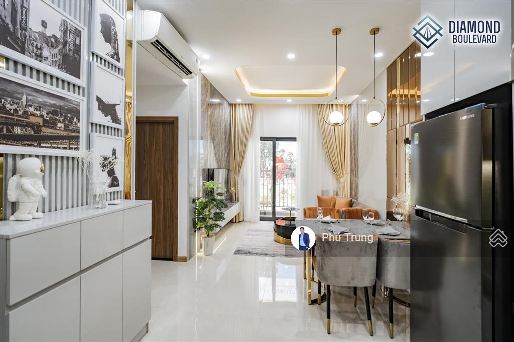 Diamond boulevard căn hộ bàn giao full nội thất ngay aeon mall và sân golf sông bé