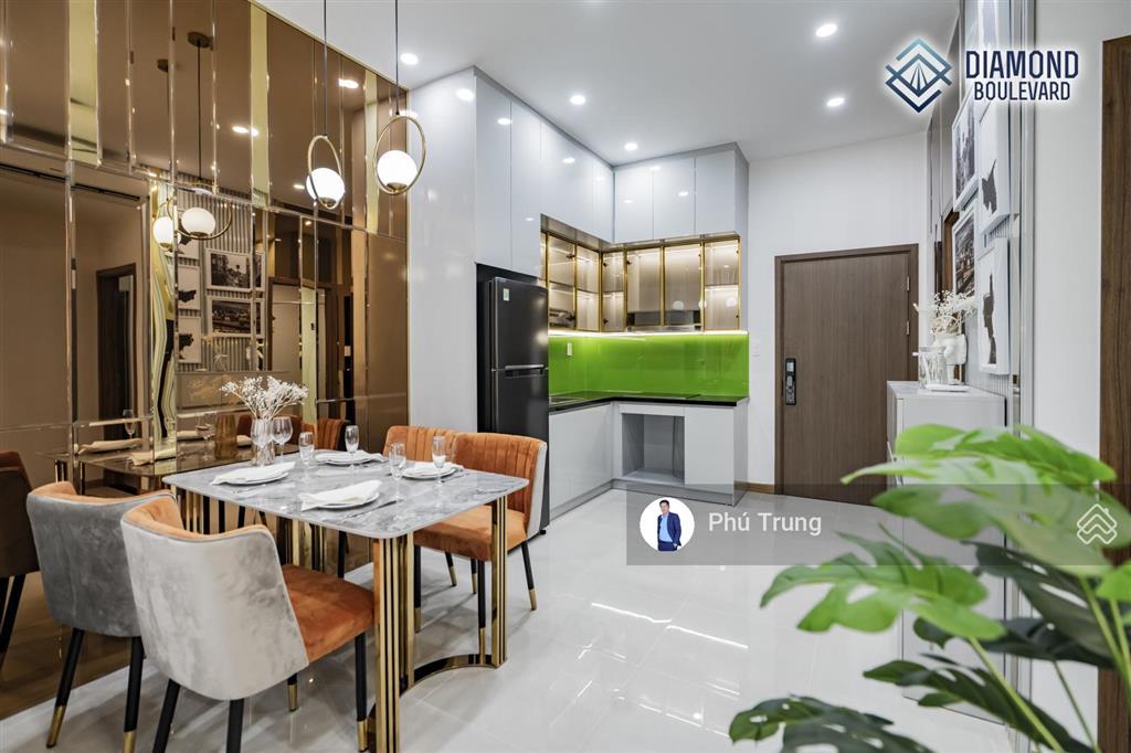 Diamond boulevard căn hộ bàn giao full nội thất ngay aeon mall và sân golf sông bé
