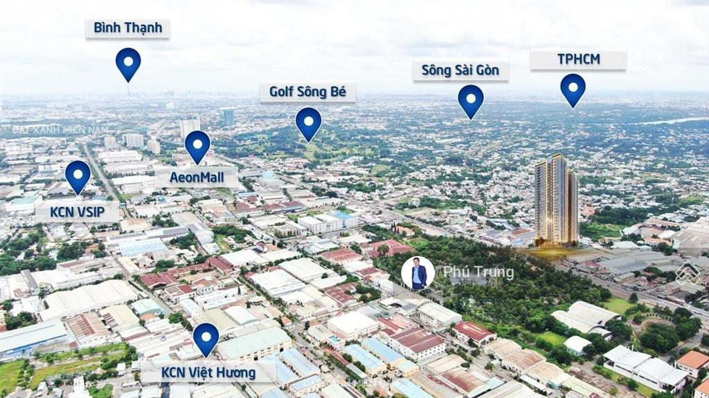 Diamond boulevard căn hộ bàn giao full nội thất ngay aeon mall và sân golf sông bé