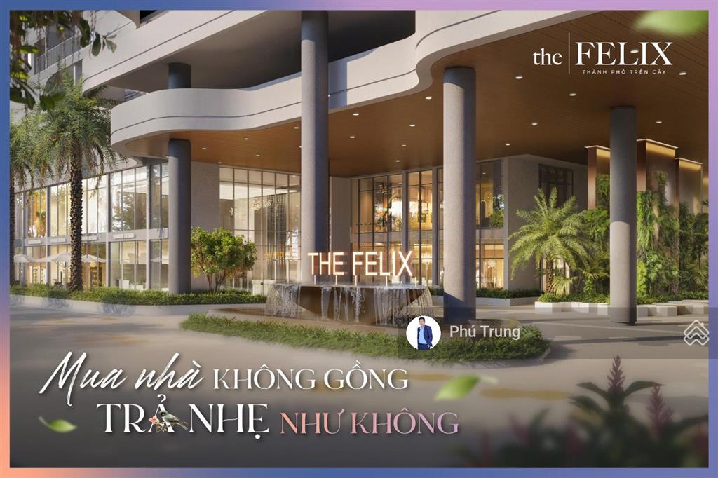 Sang nhanh căn hộ 2pn, 2wc tại the felix thuận an