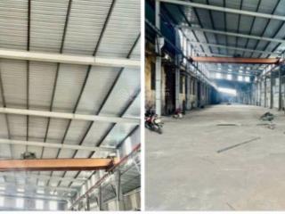 Cho thuê kho xưởng tại đường cổ loa đông anh 1300m2 sẵn cẩu trục 5t, tba container vào, xuất vat