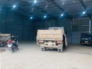 Cho thuê kho xưởng la phù hoài đức 1400m sẵn điện 3 pha, wc container lùi cửa. có vat. giá bớt sâu.