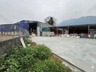 Cho thuê kho xưởng tiến xuân thạch thất 2400 m có 1300 m xưởng 3 pha container đất thổ cư giá 25k/m