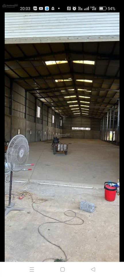 Cho thuê kho xưởng phú cát, hà nội. 1400m2, điện 250a. vp, nhà công nhân ở. container đỗ cửa.