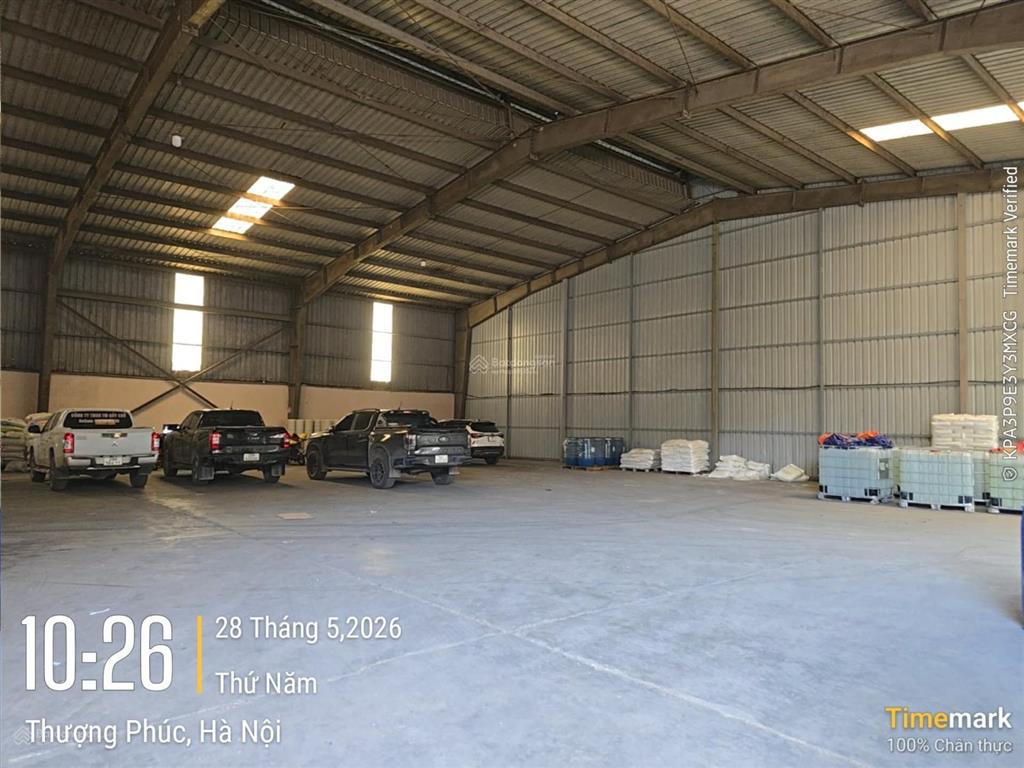 Cho thuê kho xưởng tại khu công nghiệp yên quang, thạch thất 5000m2 pccc, trạm điện, vat. có cắt lẻ