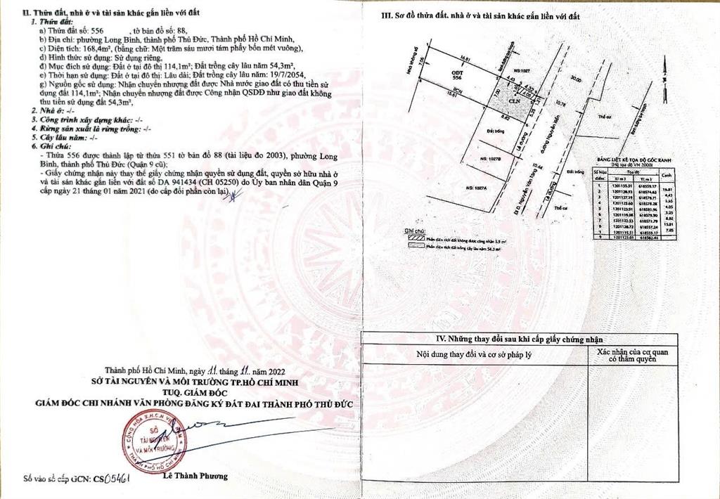 Bán đất thổ cư mt nguyễn xiển 7x24m giá 14 tỷ