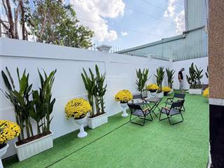 Biệt thự mini 81,4m2, có sân vườn cafe chill chill, đường tl14, q12, sổ hồng riêng, chỉ 4 tỷ 550