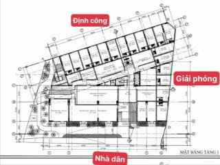 Shophouse kinh doanh chung cư số 1 định công, hoàng mai, hà nội