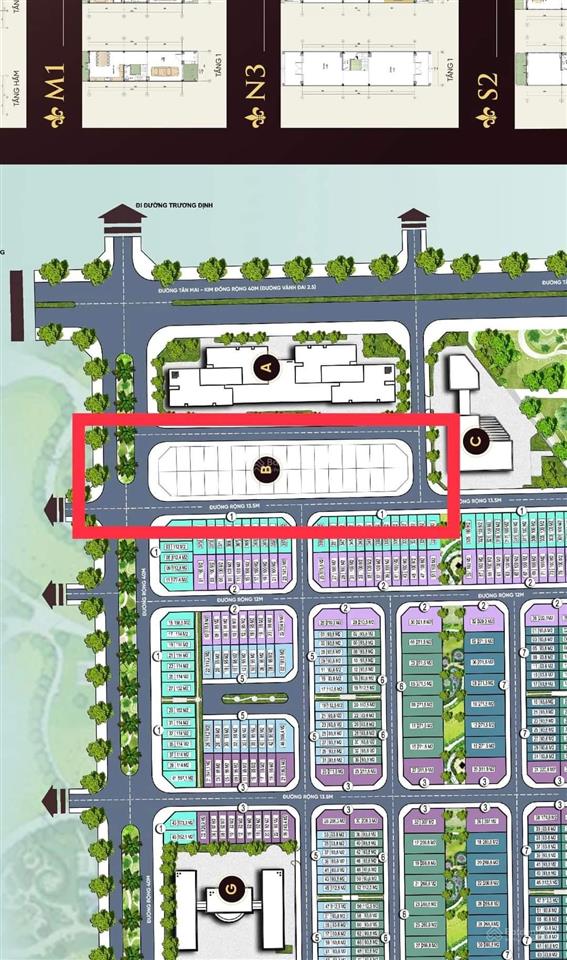 Chuyển nhượng lô đất đấu giá đền lừ 3, s= 105m2 mặt tiền rộng 8m. vị trí đắc địa