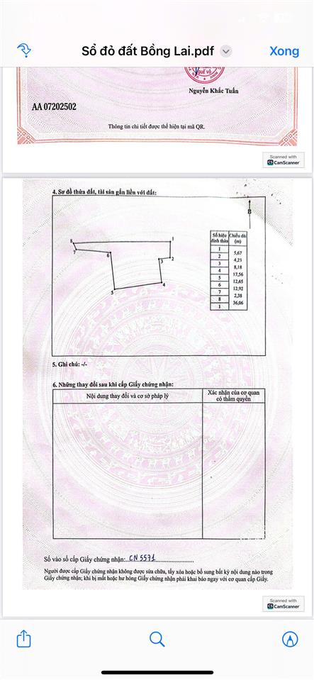 Bán mảnh đất 335m2 chính chủ ở bồng lai  quế võ  bn giá chỉ 18tr/m2